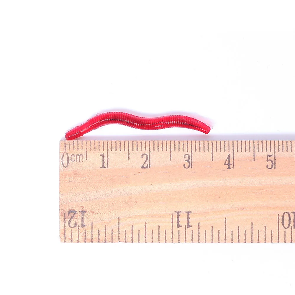 100 шт./лот приманка для рыбной ловли мягкие приманки искусственные дождевые черви