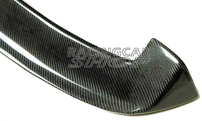 Настоящее углеродное волокно 3D стиль задний спойлер на крыло крышу губ для BMW 1