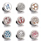 Съемный диффузор из нержавеющей стали для автомобиля диффузорный освежитель, ароматерапия, древо жизни, автомобиль клип-медальон