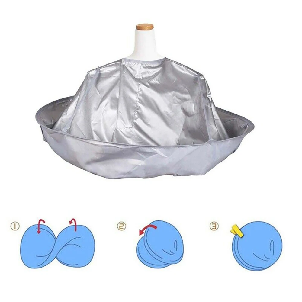 Парикмахерская накидка трехмерная дышащая ткань для стрижки волос салон платье