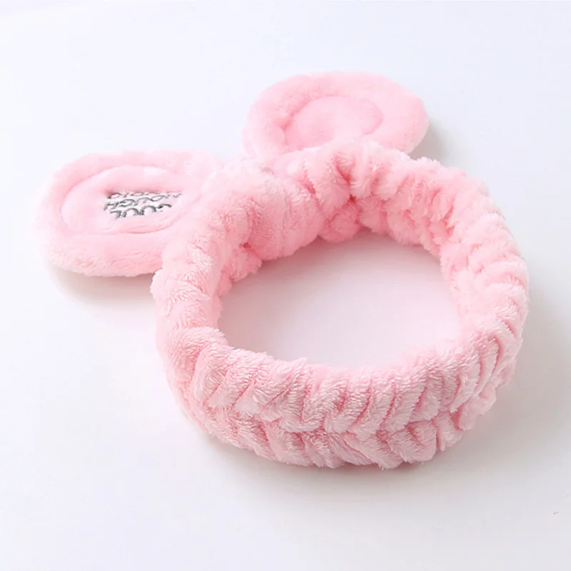 New Fashion Women Cute Big Ears Comfortable Wash Face Bathe Hair Holder Elastic Headband Girls Hairbands Accessories| |