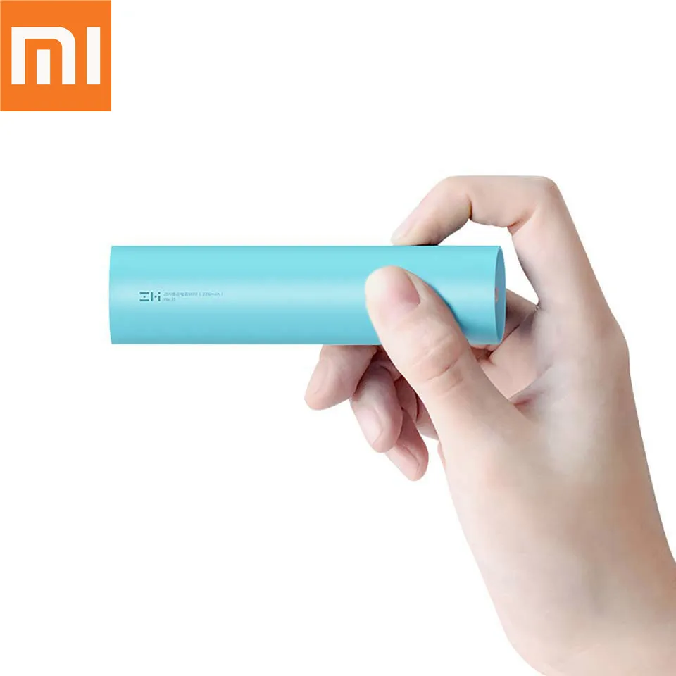 Оригинальный внешний аккумулятор Xiaomi ZMI Mini перезаряжаемый 18650 3000 мАч портативная