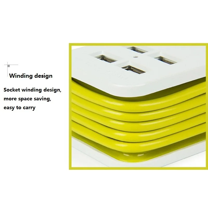 Штепсельная Вилка европейского стандарта удлинитель розетка Портативный