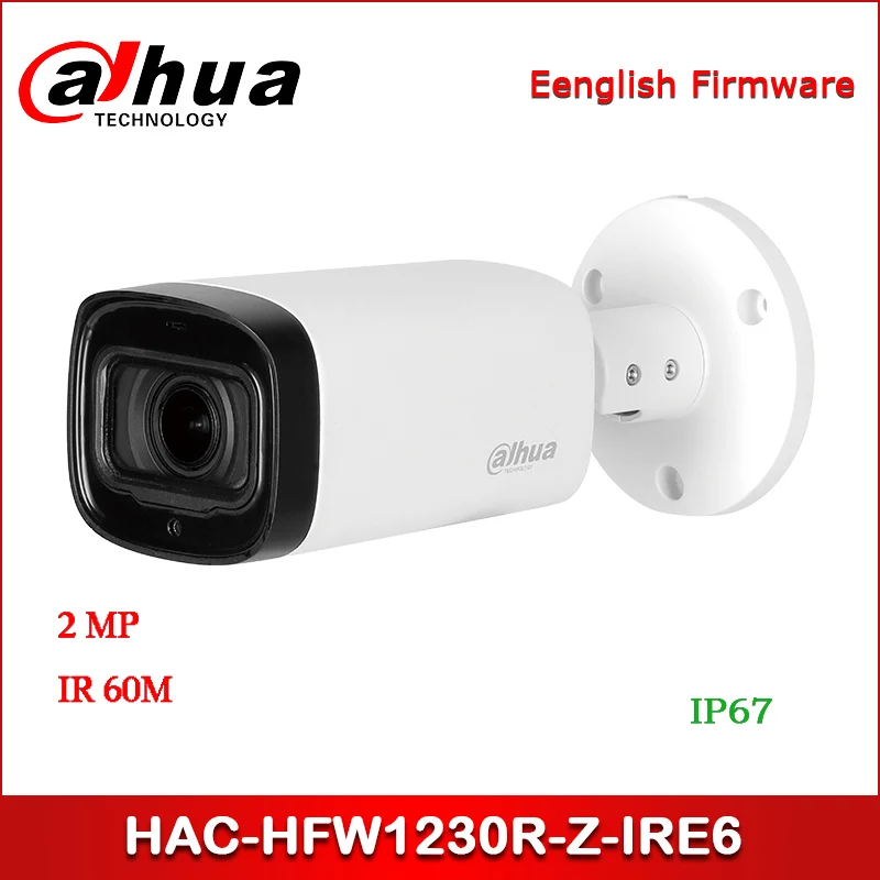 Dahua HAC HFW1230R Z IRE6 2MP Starlight HDCVI IR Bullet камера 2 7 12 мм Моторизованный объектив CCTV