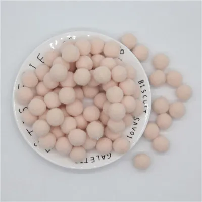 36beige 10/15/20/25 мм Мини пышная Нижняя Pom Poms помпонами ручной работы для детей игрушки свадебный Декор Сделай Сам швейного Ремесла поставок 100 шт - Цвет: 36beige