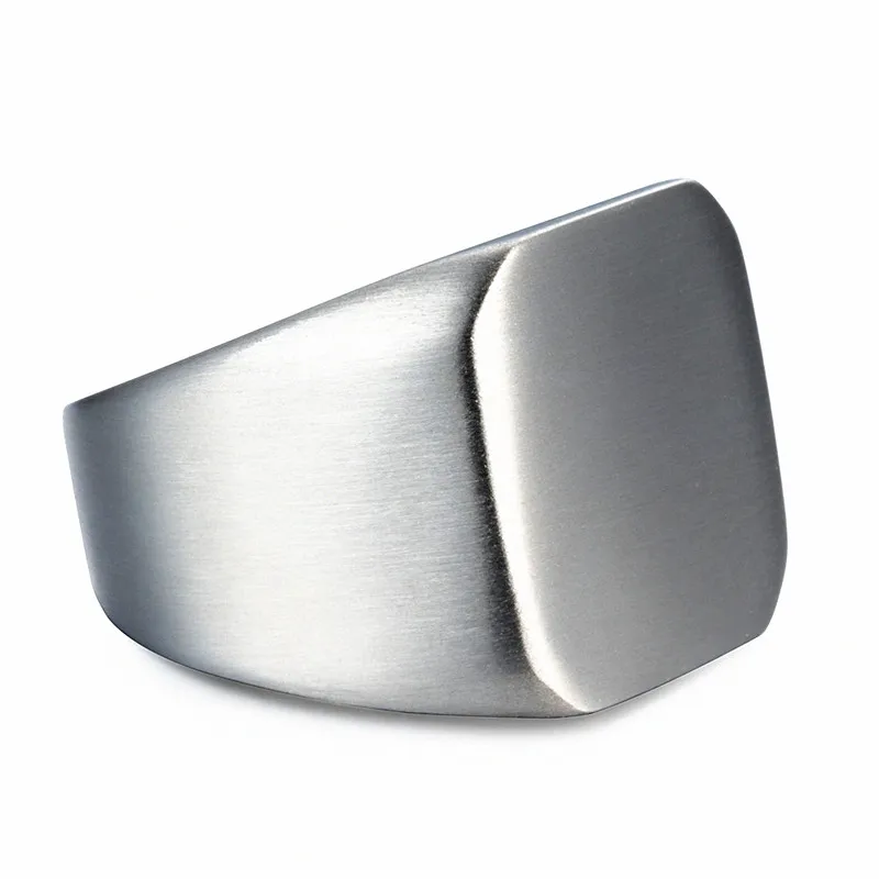 Кольцо KLDY мужское из нержавеющей стали геометрический графический дизайн