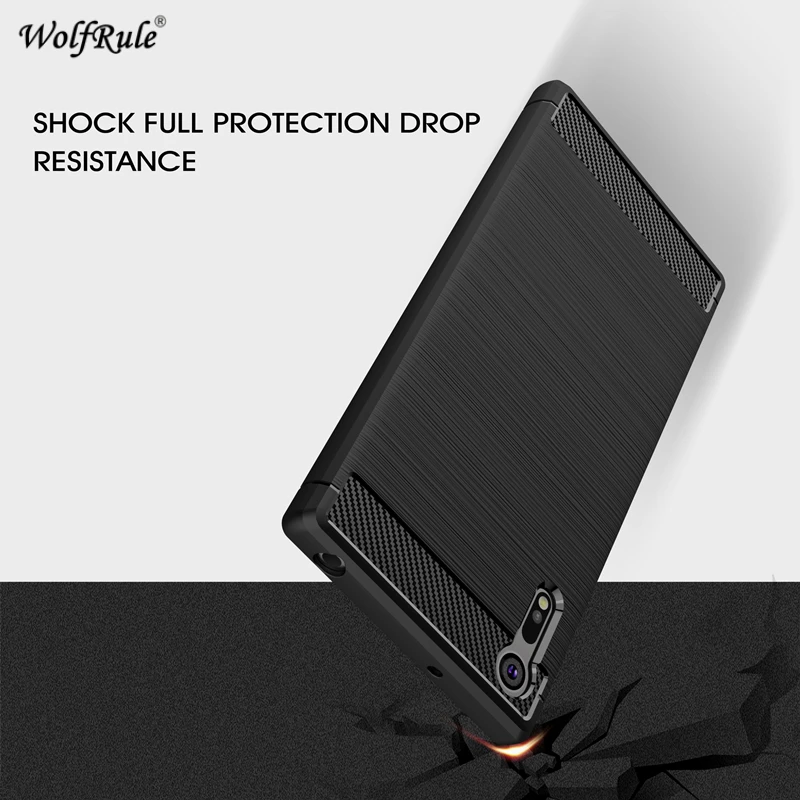 

WolfRule Case sFor Sony Xperia XZ Cover Shockproof Silicone Brushed Style Case For Sony Xperia XZS case For Sony XZ F8332 F8331