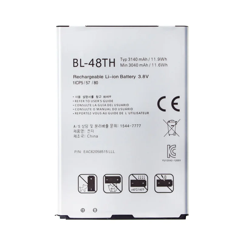 

Phone Battery BL-48TH For LG Optimus E977 E940 E980 E985 E986 E988 F240 F240K F240S BL48TH BL 48TH Replacement Batteries