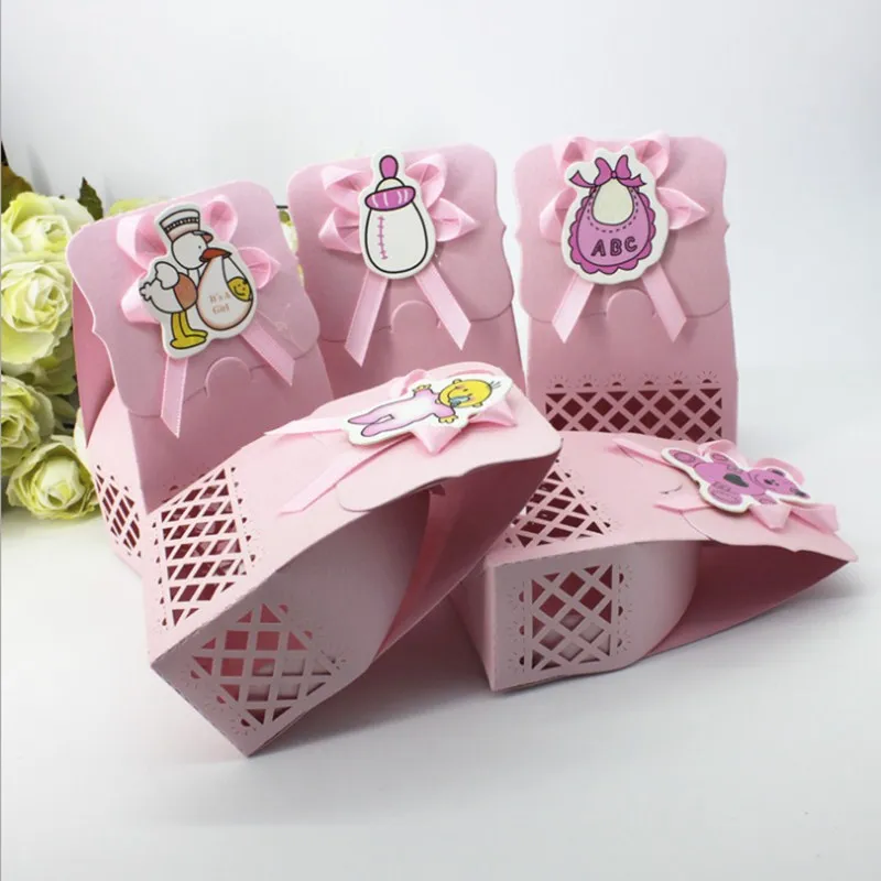 12 шт. 6 4x3 5x10 см Подарочная коробка DIYBaby для дня рождения первого года конфетный