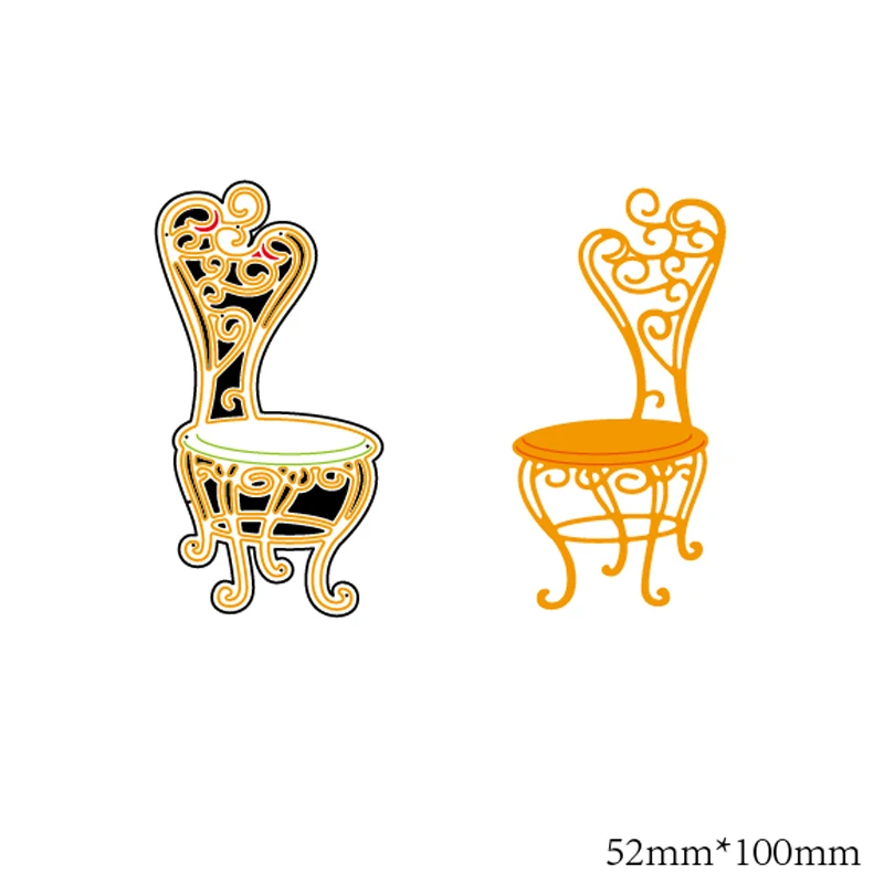 

AZSG Chair Cutting Dies For DIY Scrapbooking Dies Decoretive Embossing DIY Decoative Cards Die Cutter