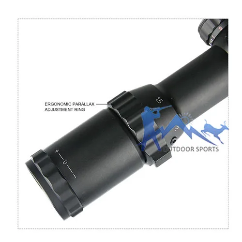 Снайперский Лидер продаж Тактический прицел 1.5X 4X Охотничья винтовка с черным