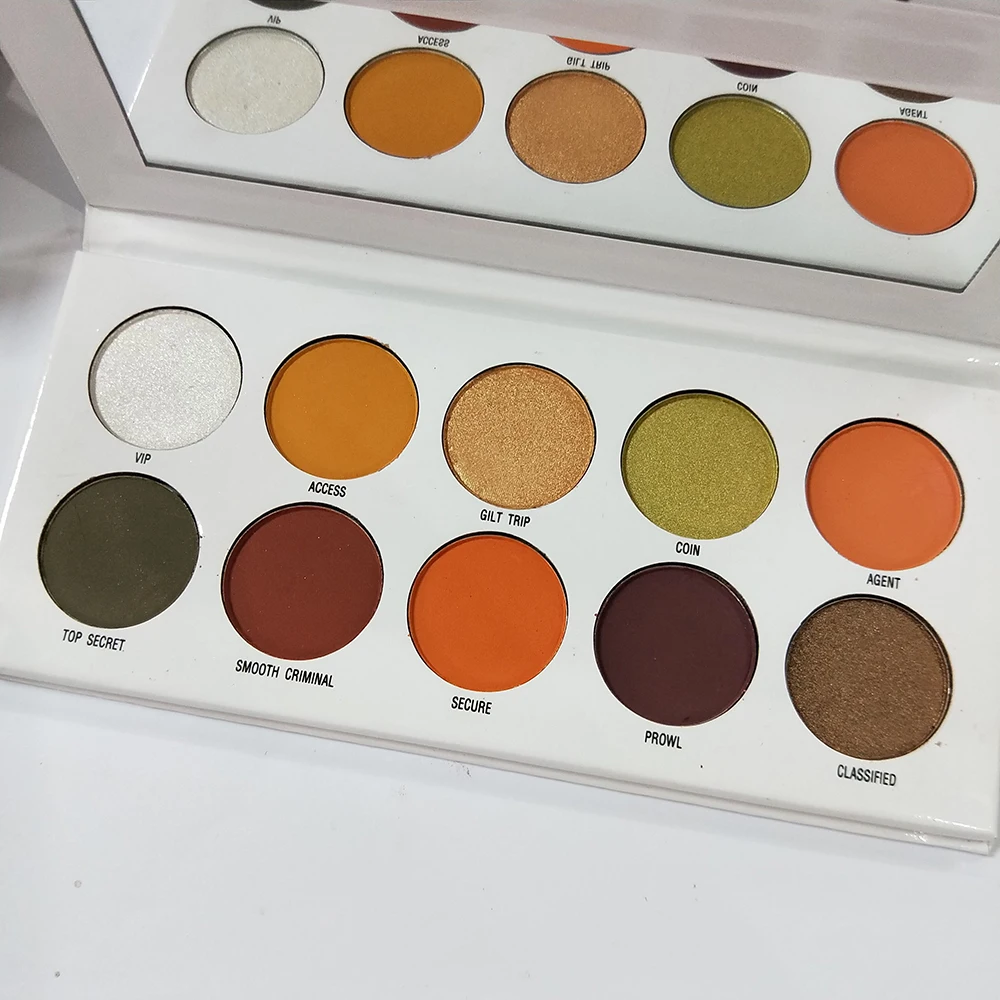 Новое поступление 10 Цвет очаровательный Тени для век Палетка макияжа Палитра