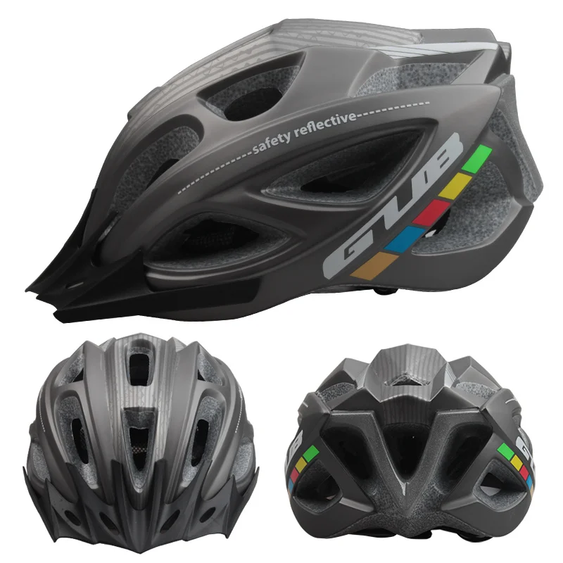 GUB P9 Cyling Helmet Integrally Molded Mountain Bike Helmets PC EPS Super Light Safety Durable Shock Absorption 18 Holes | Спорт и