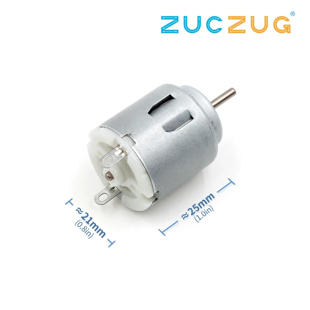 Двигатель постоянного тока 3V 6V 140 2000 RPM для DIY Электрический мотор игрушечный