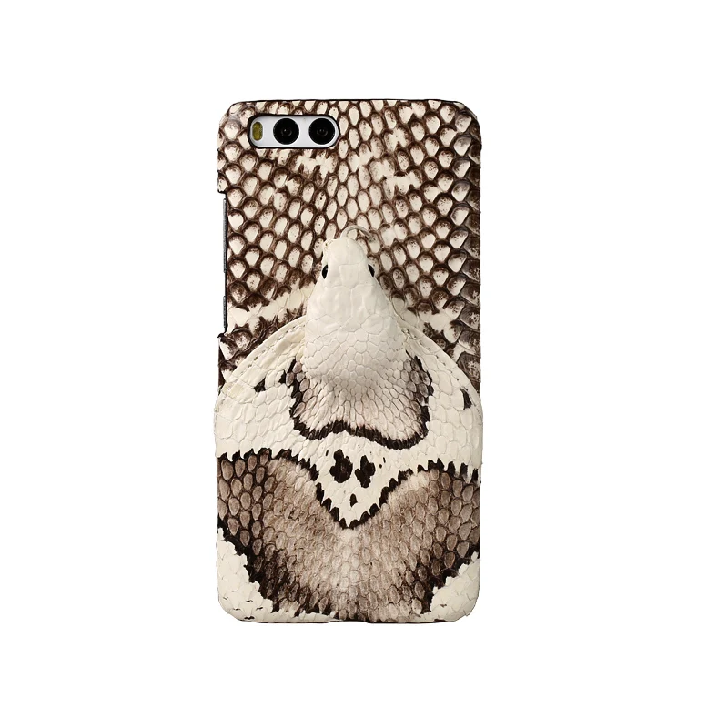 Wangcangli брендовый чехол для телефона настоящая задняя крышка с головой змеи Xiaomi Redmi