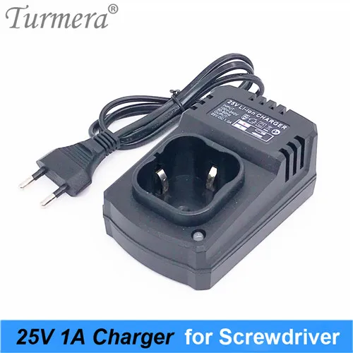 25V-1A 12,6 V 16,8 V 21V 25V 1A 1.3A 18650 литиевая батарея зарядное устройство DC 5,5 MM* 2,1 MM 110-220V литий-ионная батарея зарядное устройство для отвертки - Цвет: 25V-1A