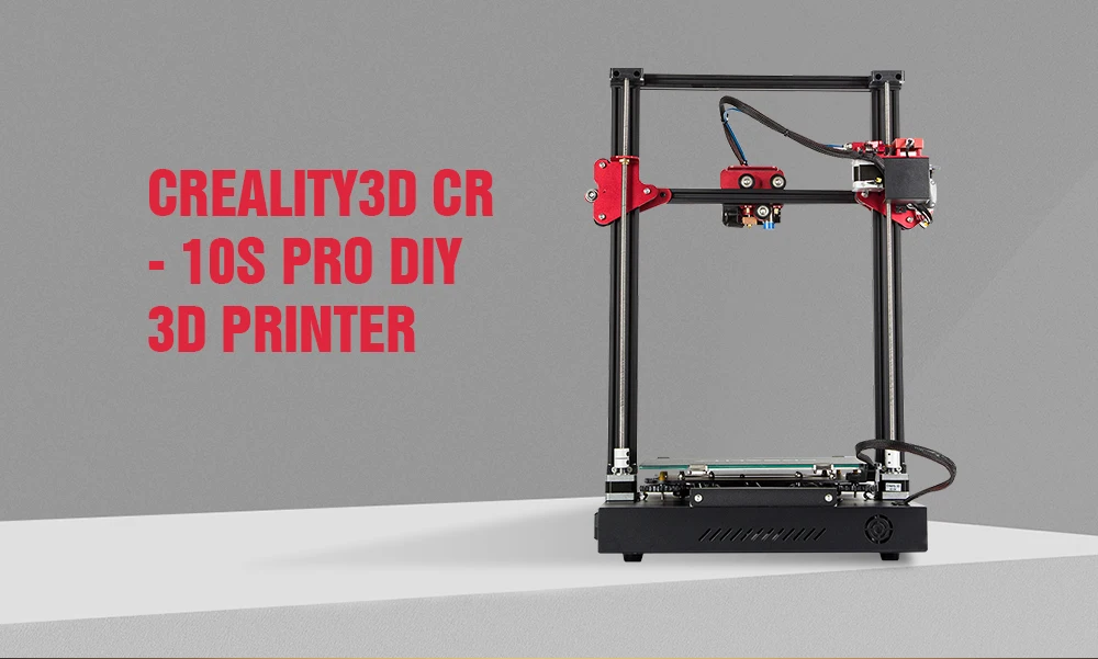 CREALITY 3D CR-10S Pro датчик автоматического выравнивания принтер 4,3 дюймов сенсорный ЖК-дисплей Печать накаливания обнаружения Funtion MeanWell power