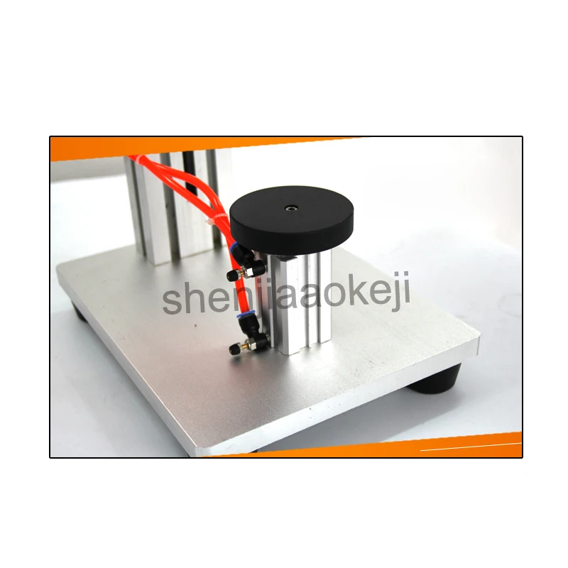 Пневматическая машина для обжима флаконов духов фиксации крышки укупорки