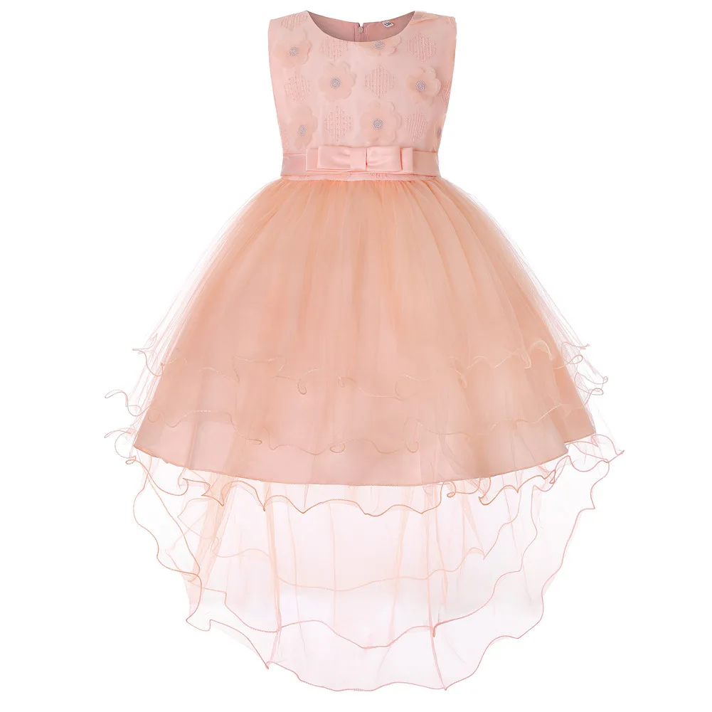 2019 детское платье-пачка для дня рождения праздничное платье принцессы девочек