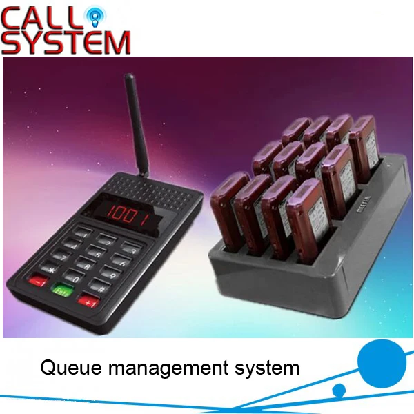 

1 set Queue pager management system for restaurant, KFC, fast food with 12 vibrating receivers