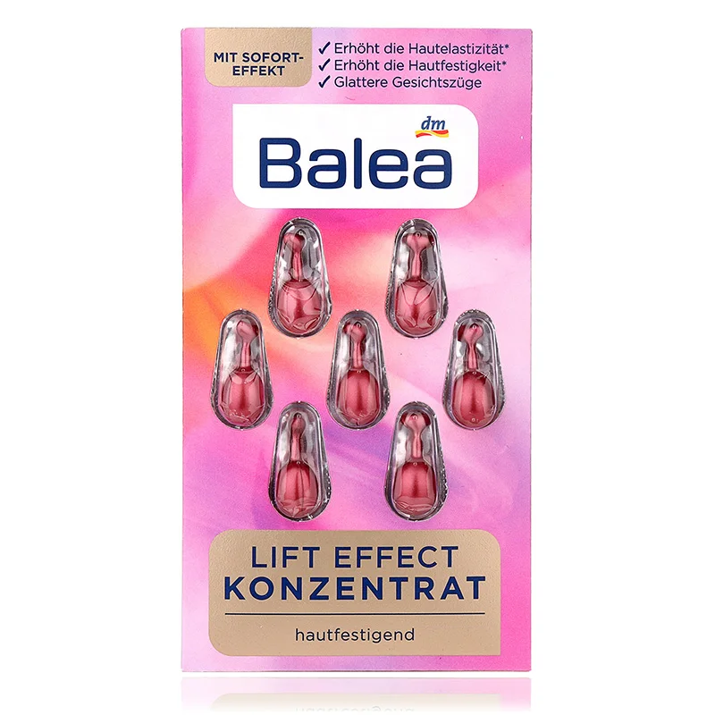 pink Balea Сыворотка для глаз для лица концентрат влаги повышает эластичность сухой кожи смягчает морщины вокруг глаз шелковистая питает гладкую кожу - Вес нетто: pink