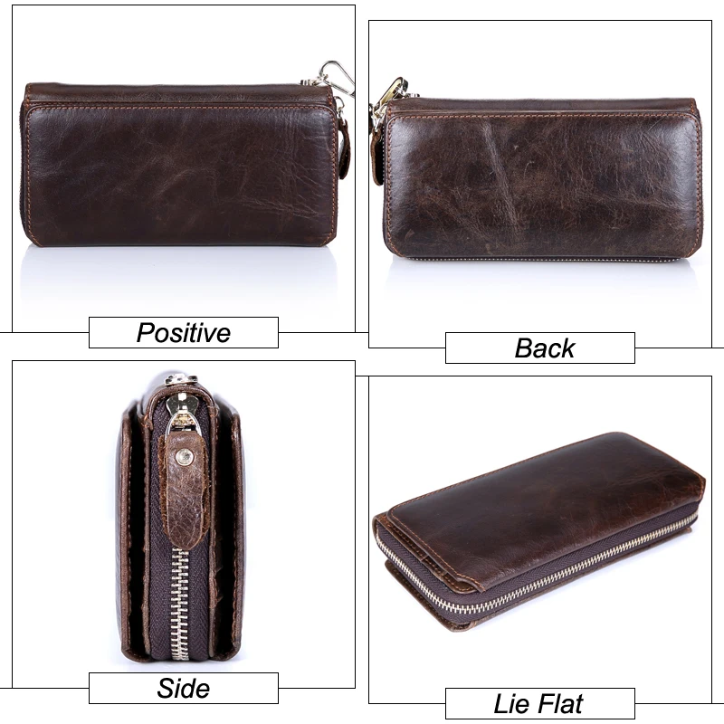 MISFITS мужской кошелек клатч из натуральной кожи органайзер Дизайнерские Длинные