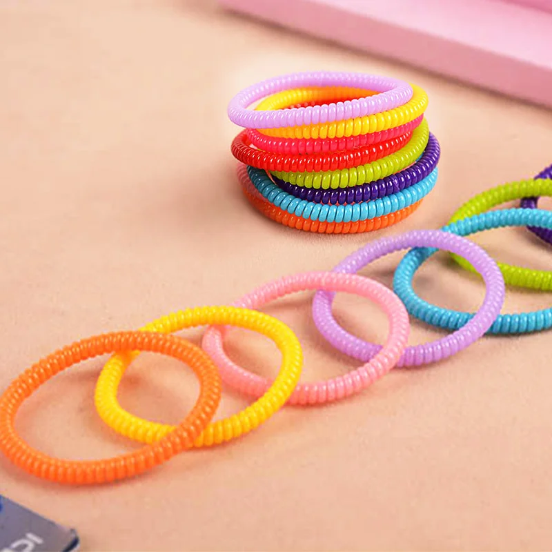 1 шт./компл. эластичные резинки для волос ярких цветов аксессуары модная женская