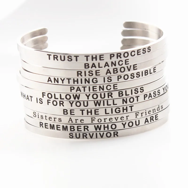 Вдохновляющие браслеты из нержавеющей стали в любом возможном случае с