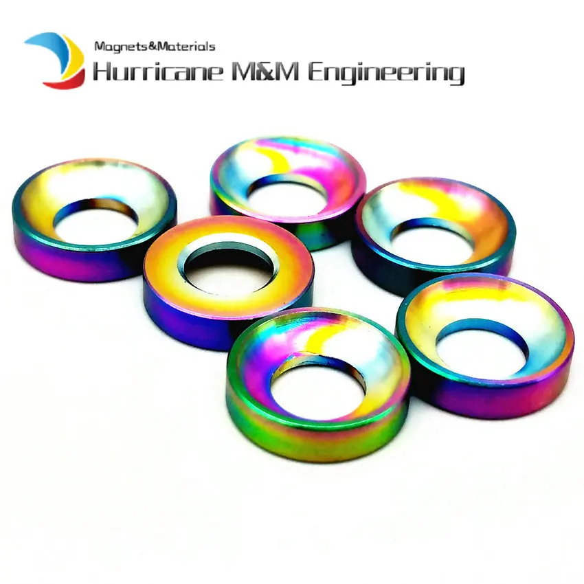 Титановая шайба для тормоза M6 уплотнительное кольцо женская и мужская титановая