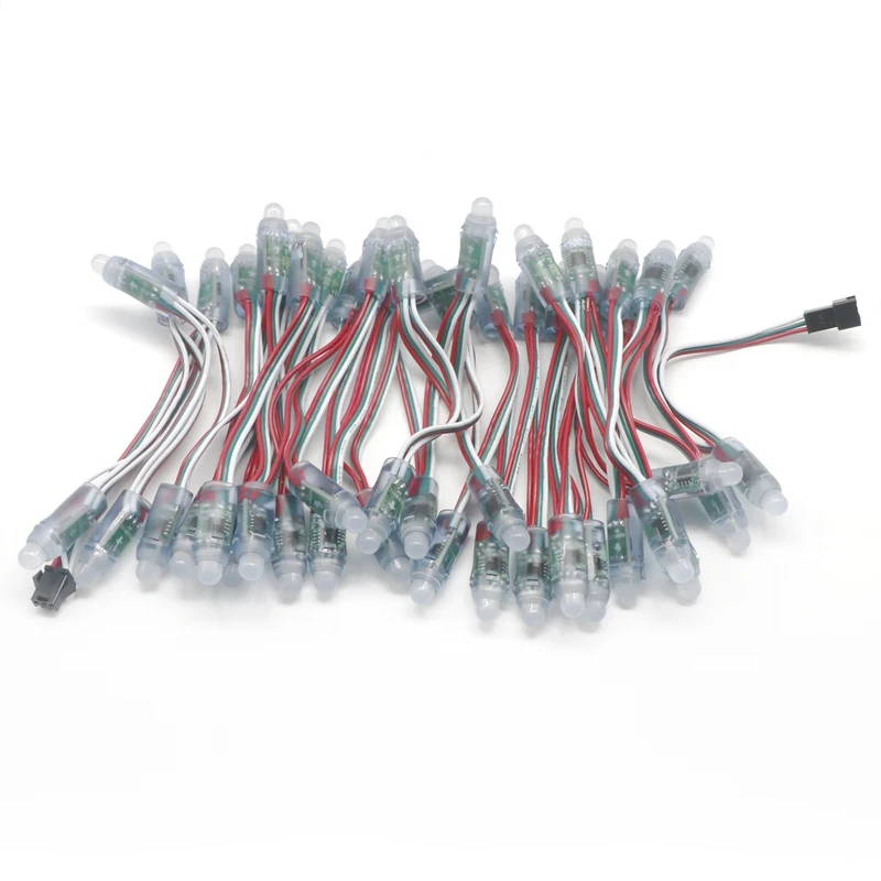 SZYOUMY 500PCS 12mm WS2811 1903/2811 IC RGB Led Module String Waterproof DC 5V Digital Full Color LED Pixel Light | Освещение