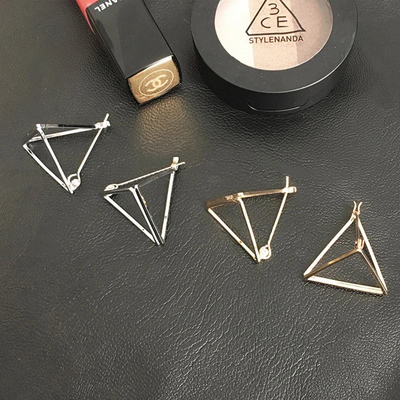 Европа и Америка минималистский панк Комплект сережек для женщин геометрический