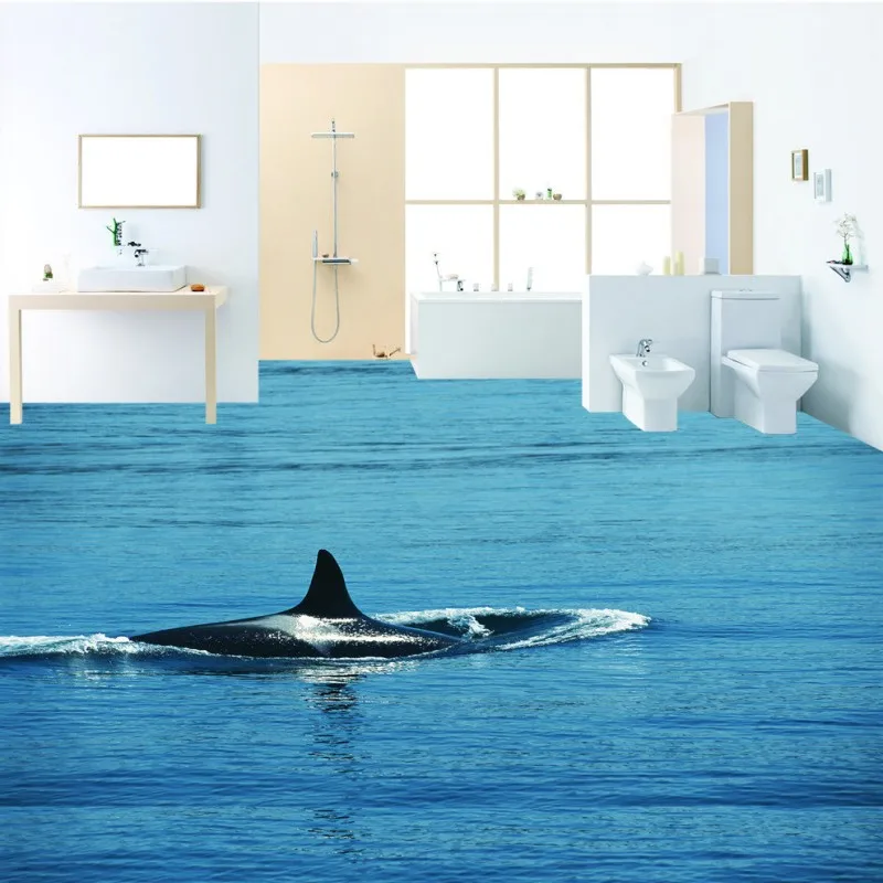 

Бесплатная доставка, водонепроницаемый КИТ, 3D Пол, нескользящий, утолщенный, гостиная, ванная комната, квадратный, спальня, кухня, офис, лобб...