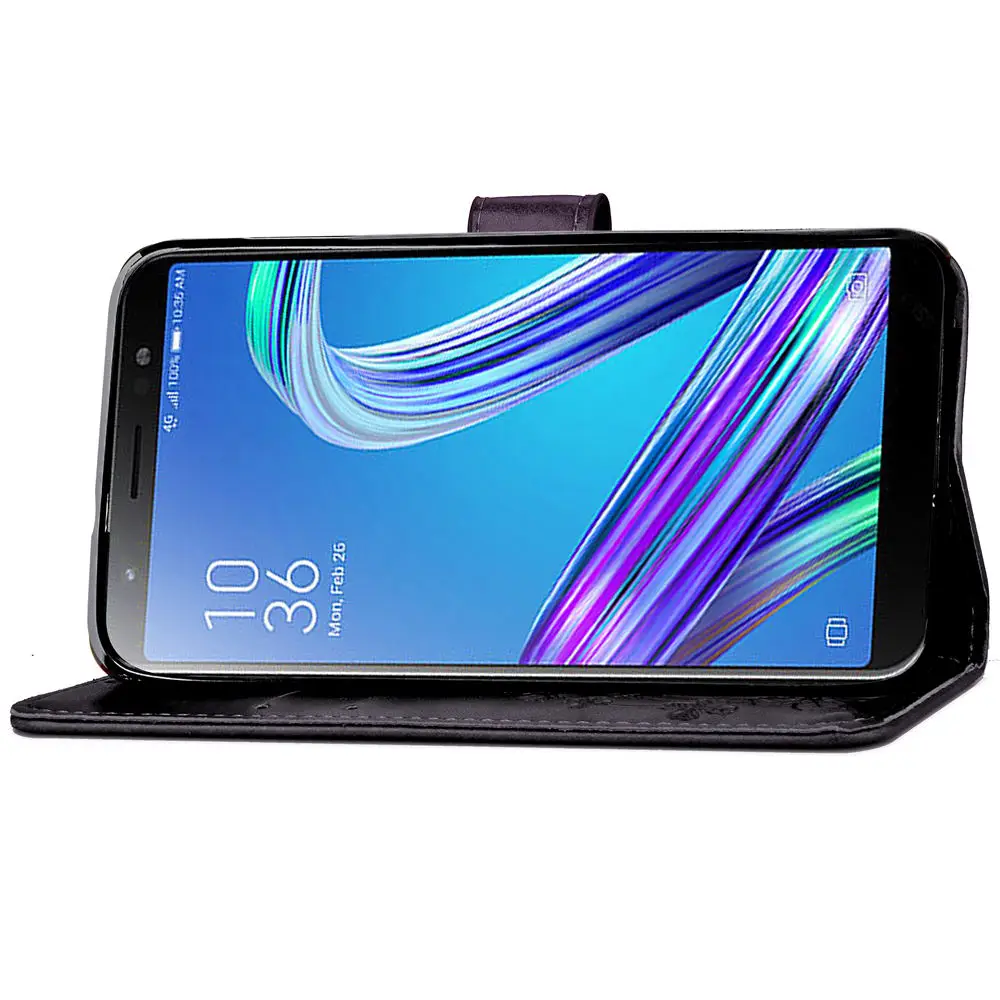 Чехол для телефона Zenfone Max M1 ZB555KL откидная Обложка на заднюю панель из