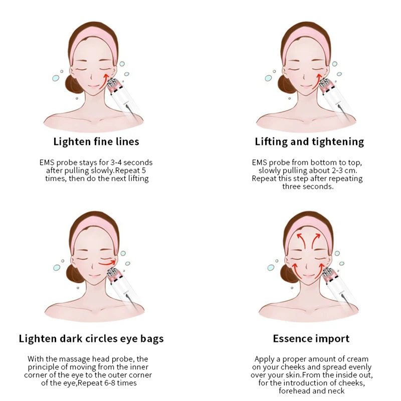 Полностью Массажная ручка для лица инструмент красоты дропшиппинг