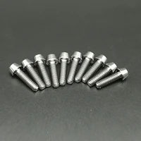 titanium ti bolt screw m4x15mm taper head conical head 4pcs10pcs
