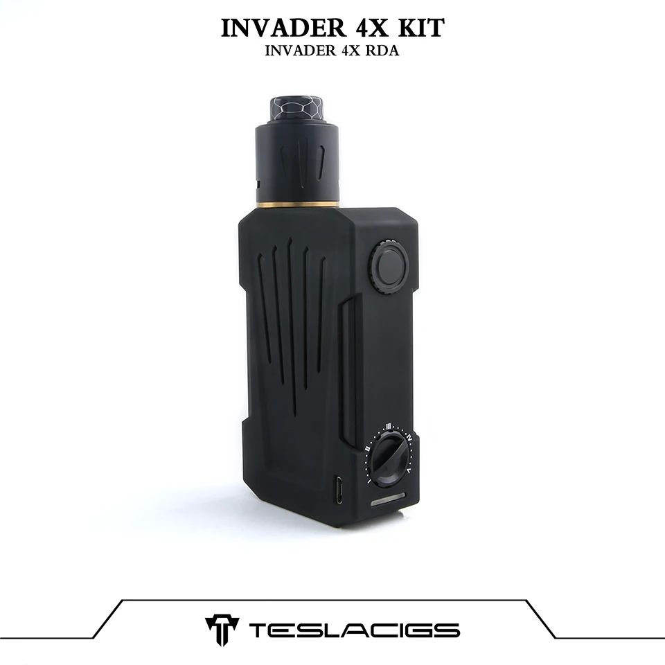 Оригинальный набор Tesla Invader 4X VV диаметр 25 мм одна катушка встроенный бак RDA для