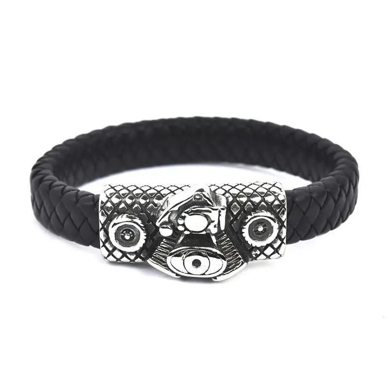 Браслет из нержавеющей стали скользящие бусины для самостоятельного