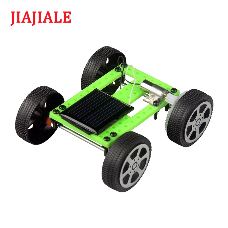 

DIY small toy car DIY solar toy electric car exercise brainpower to help children grow quickly