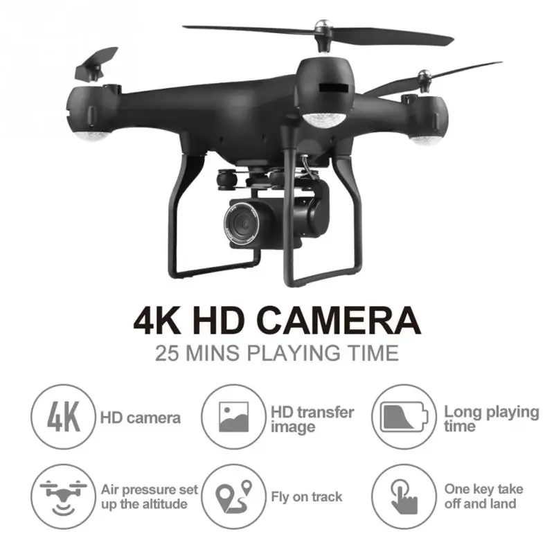 Дрон 4k Радиоуправляемый квадрокоптер Дрон HD1080P камера Wifi передача в реальном времени Высокая стабильность 25 минут время полета Радиоуправляемый вертолет F68 Дрон
