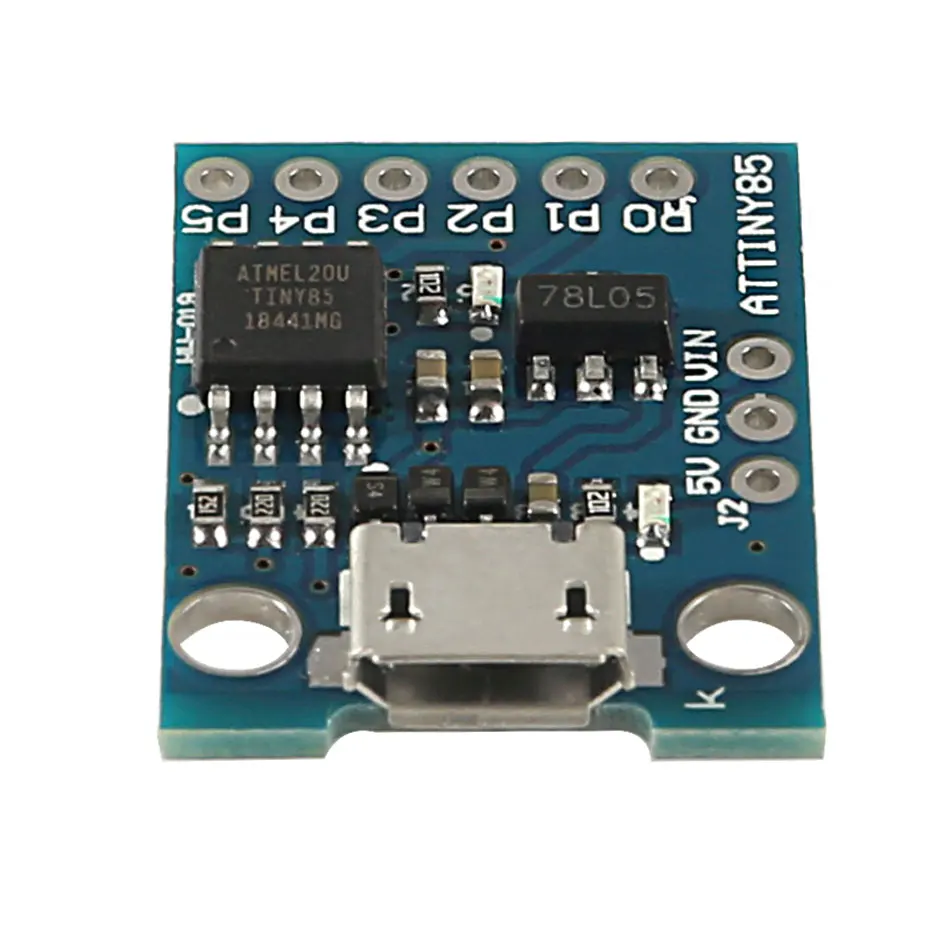 Синяя черная плата разработки TINY85 Digispark Kickstarter Micro модуль ATTINY85 для Arduino IIC I2C USB 5 В Mini