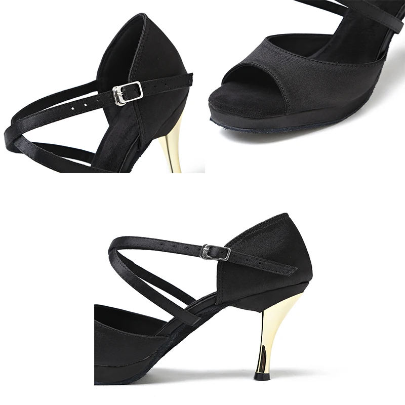 Туфли джазовые на платформе для латиноамериканских танцев Обувь бальных обувь