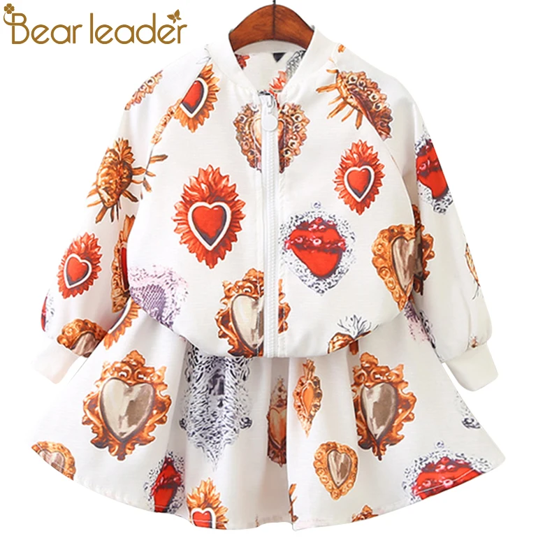 Bear Leader/комплекты одежды для девочек Верхняя одежда детей 2020 Комплекты с принтом