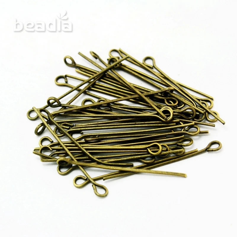 Хит продаж 380 шт./лот античные бронзовые шпильки 30 мм для глаз ювелирных изделий