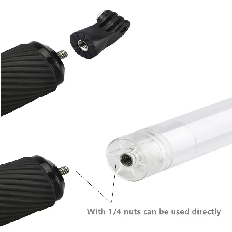 Waterproof selfie stick 17/27 inch Diving skid Removable Monopod for GoPro Hero 5 6 SJCAM Sports 40AP29 | Электроника