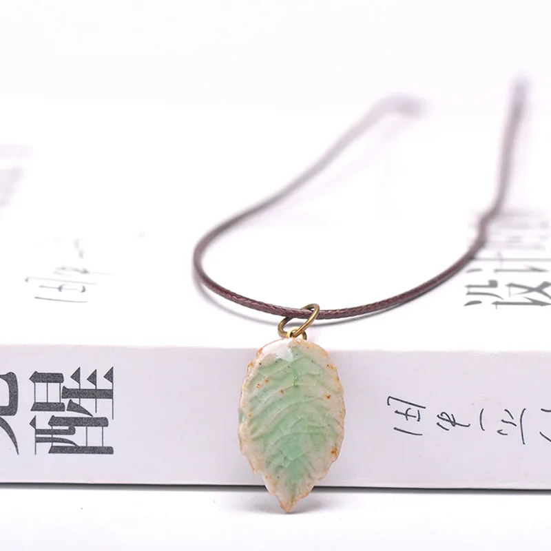 Ожерелья с кулоном в китайском стиле уникальные керамические аксессуары ручной