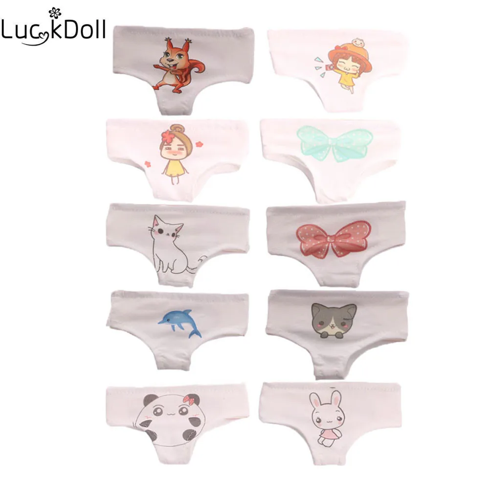 LUCKDOLL различных рисунком кукла аксессуары нижнее белье подходит 18 дюймов