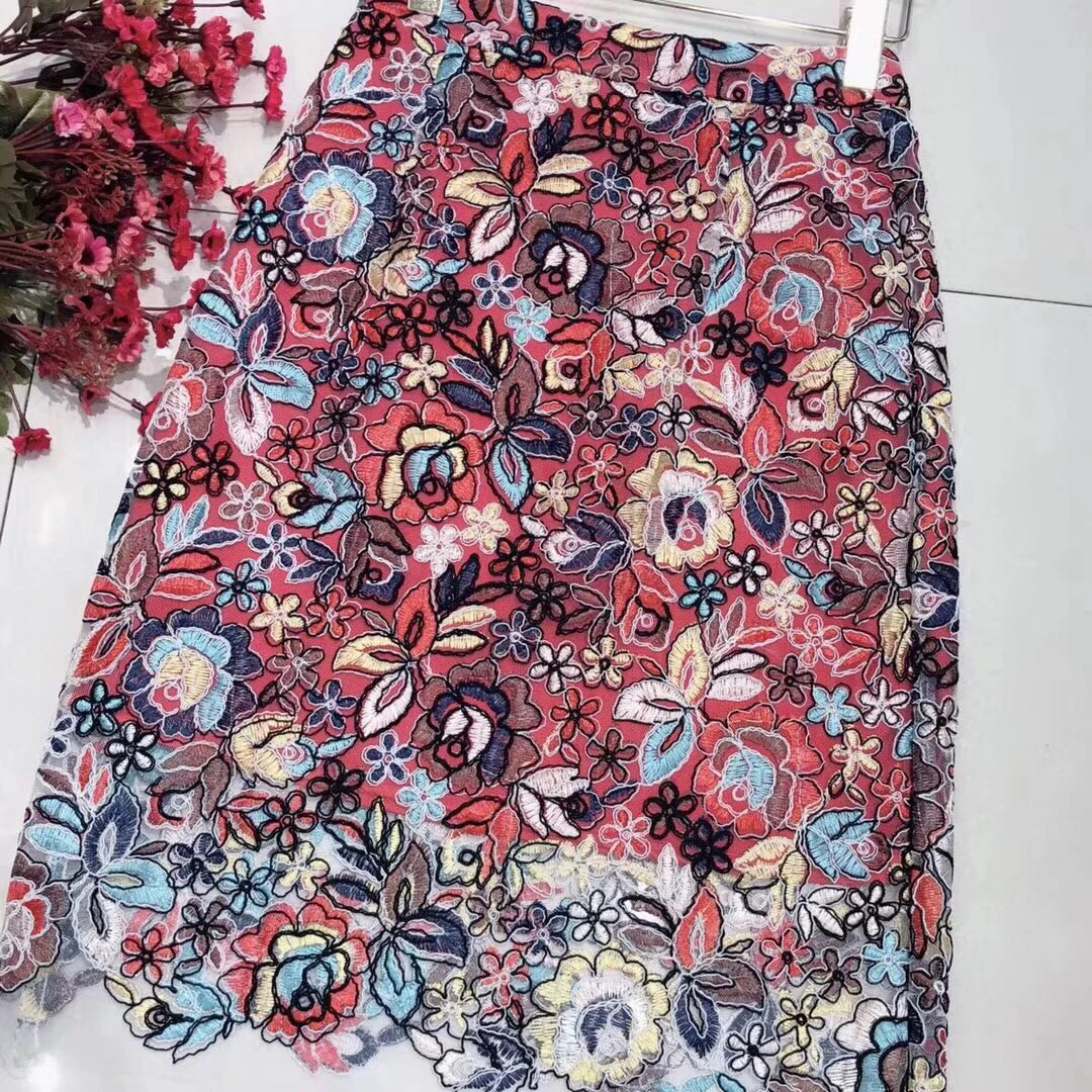 

Latest French Nigerian Lace Fabric High Quality Tulle African Lace Fabric For Wedding Colorful African French Tulle Lace LYY941A