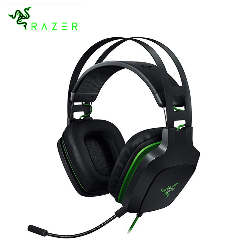 Razer Electra V2 USB игровая гарнитура 7 1 Surround Sound киберспорта со съемной Mic Jack музыка