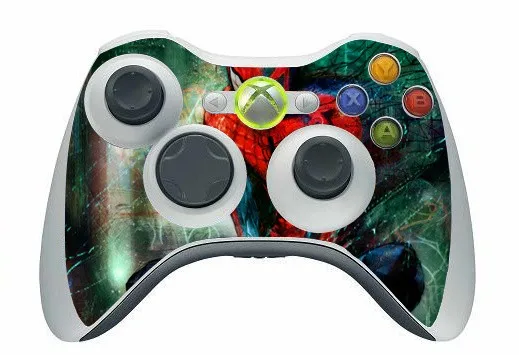 Человек-паук виниловая наклейка Кожа Наклейка для microsoft Xbox 360 контроллер Скины Наклейка для xbox360 контроллер наклейка