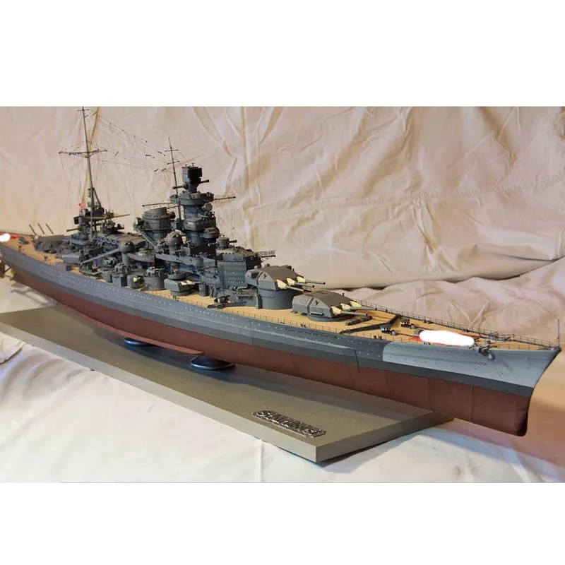 DIY бумажное ремесло версия 1:200 Harlem battle cruiser Scharnhorst 3D бумажная модель игрушки